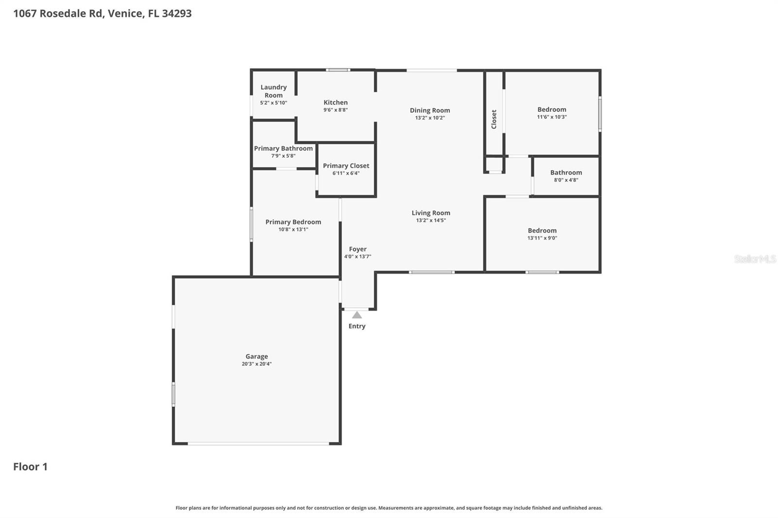 1067 ROSEDALE RD, VENICE, FL, 34293