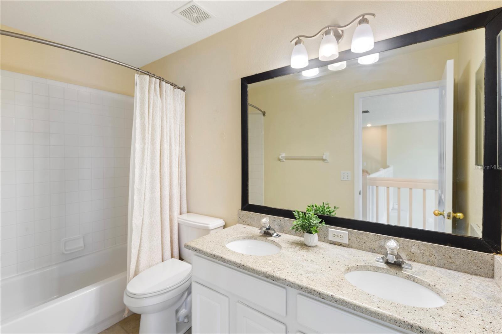 Secondary Bath with double vanity