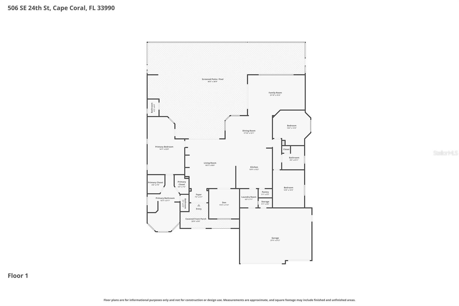 506 SE 24TH ST, CAPE CORAL, FL, 33990