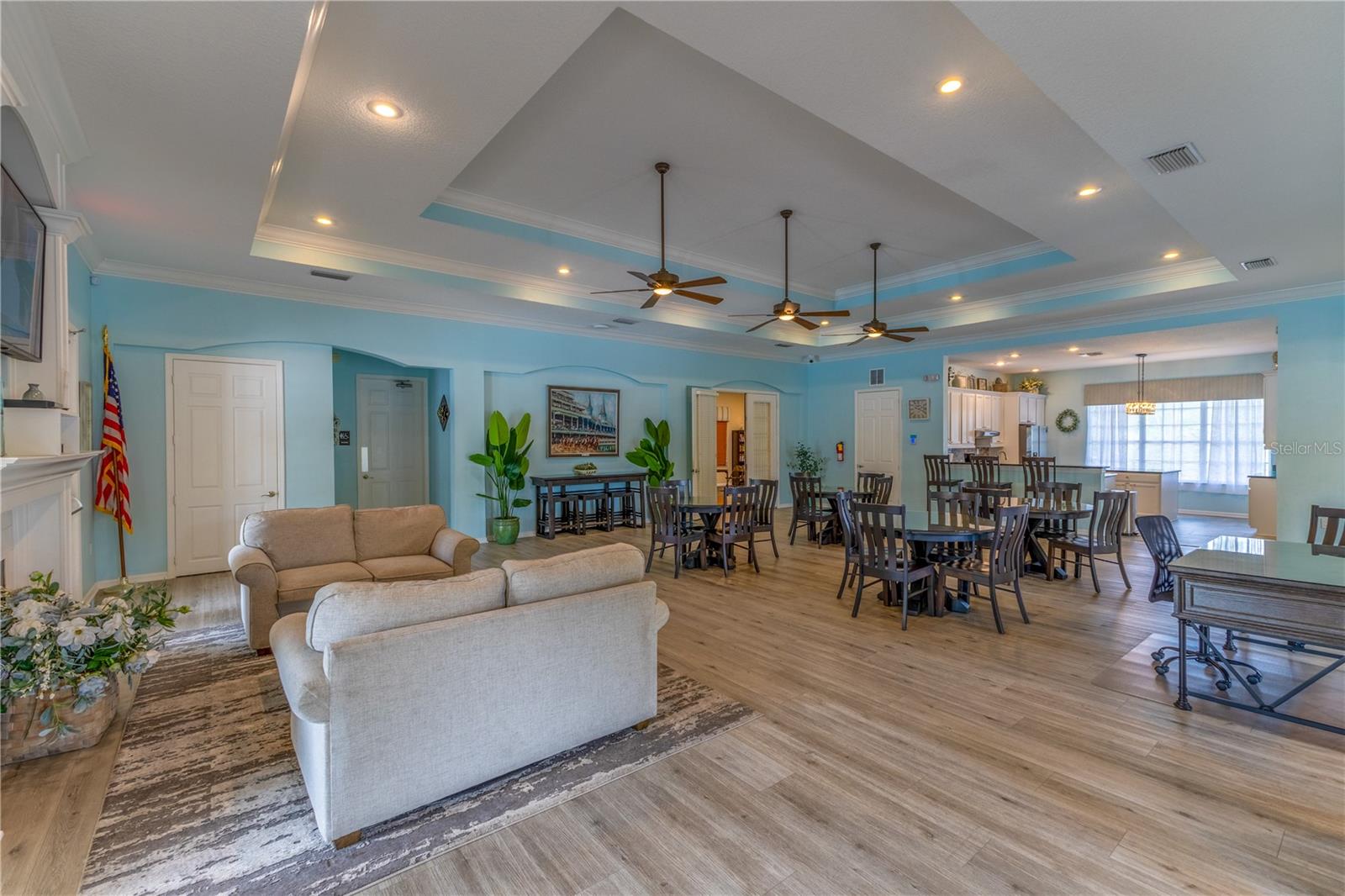 Kitchen, Conference Room and Seating Area