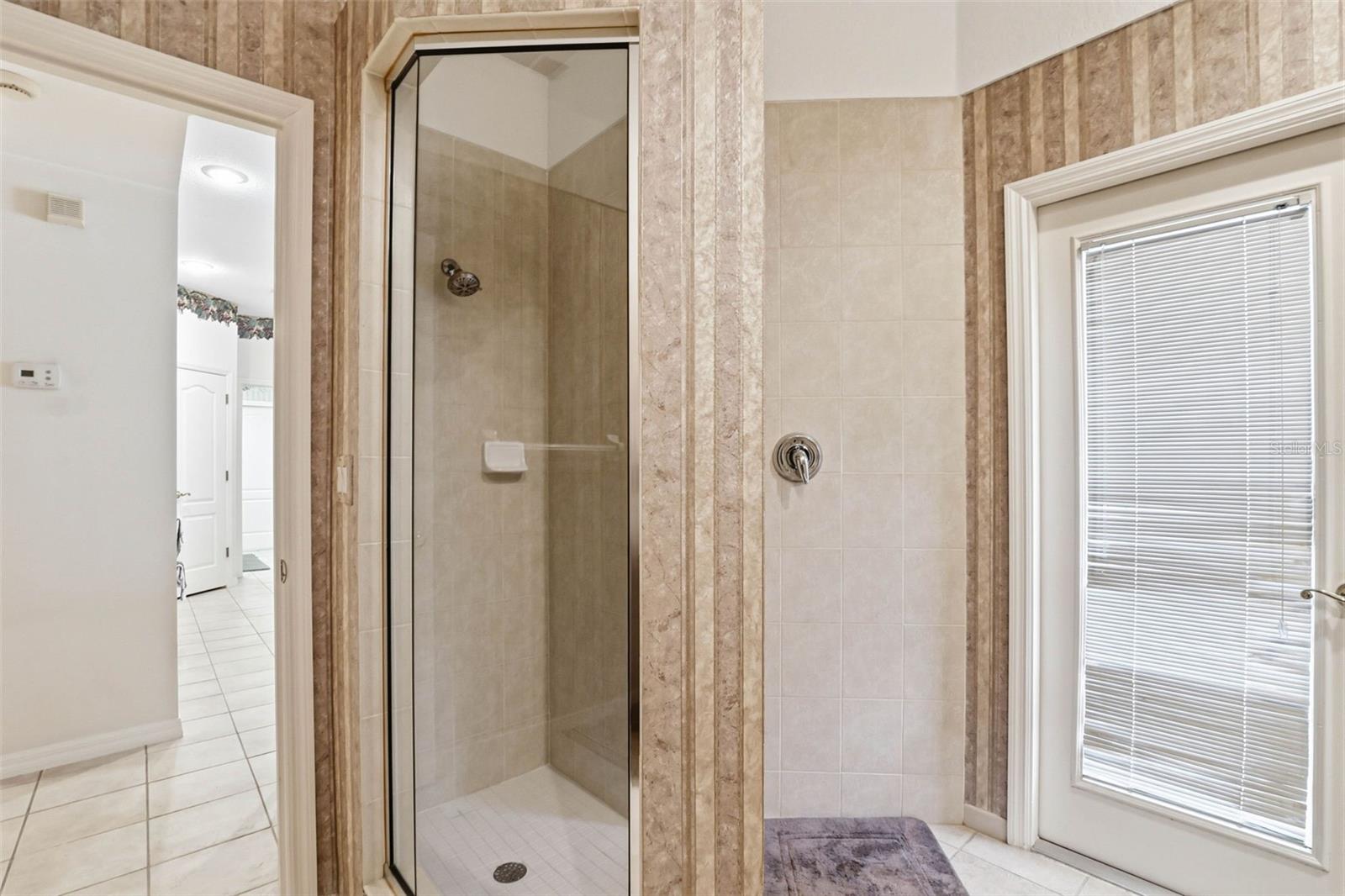 2nd full bath with direct access to pool