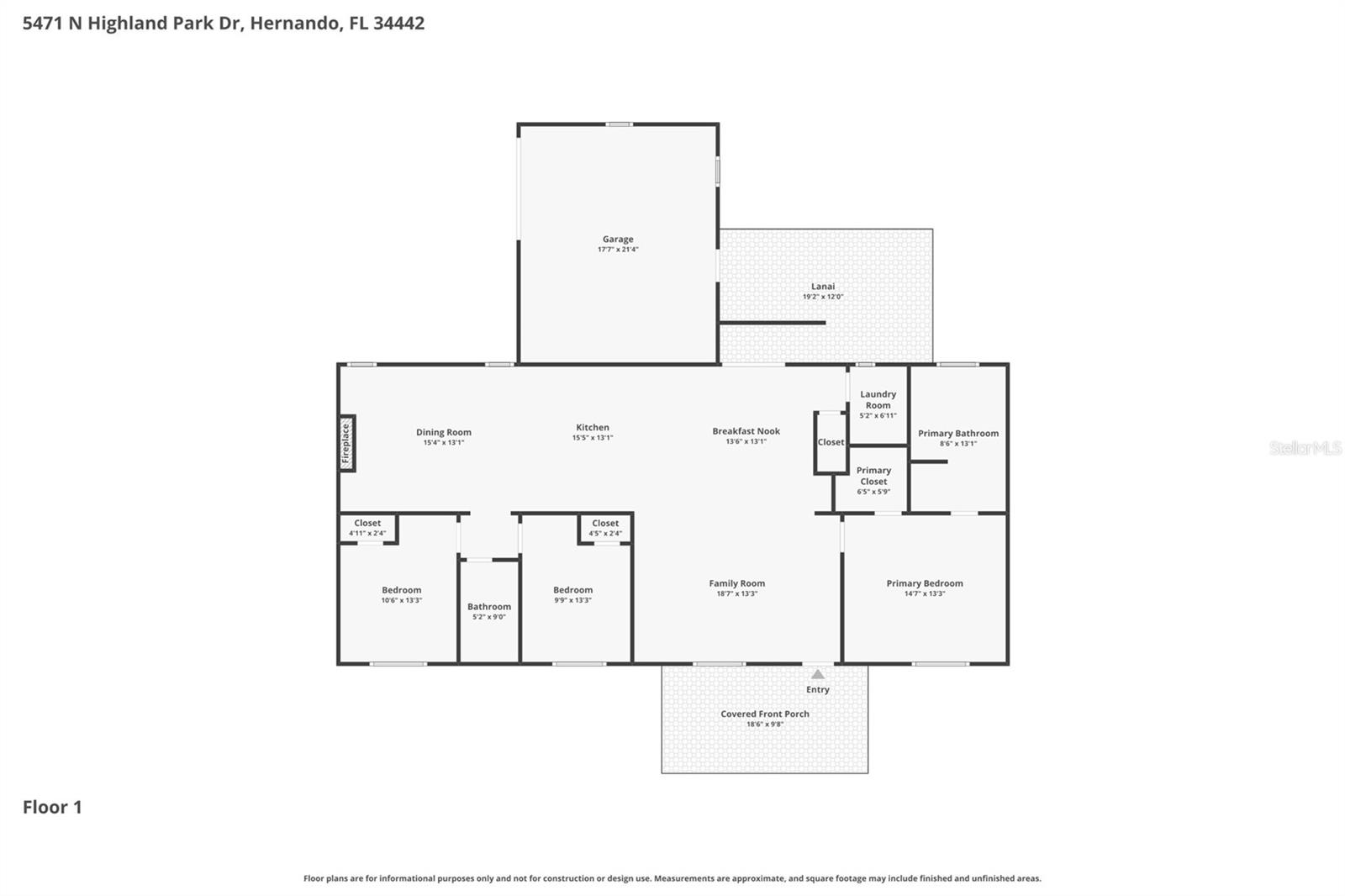 5471 N HIGHLAND PARK DR, HERNANDO, FL, 34442