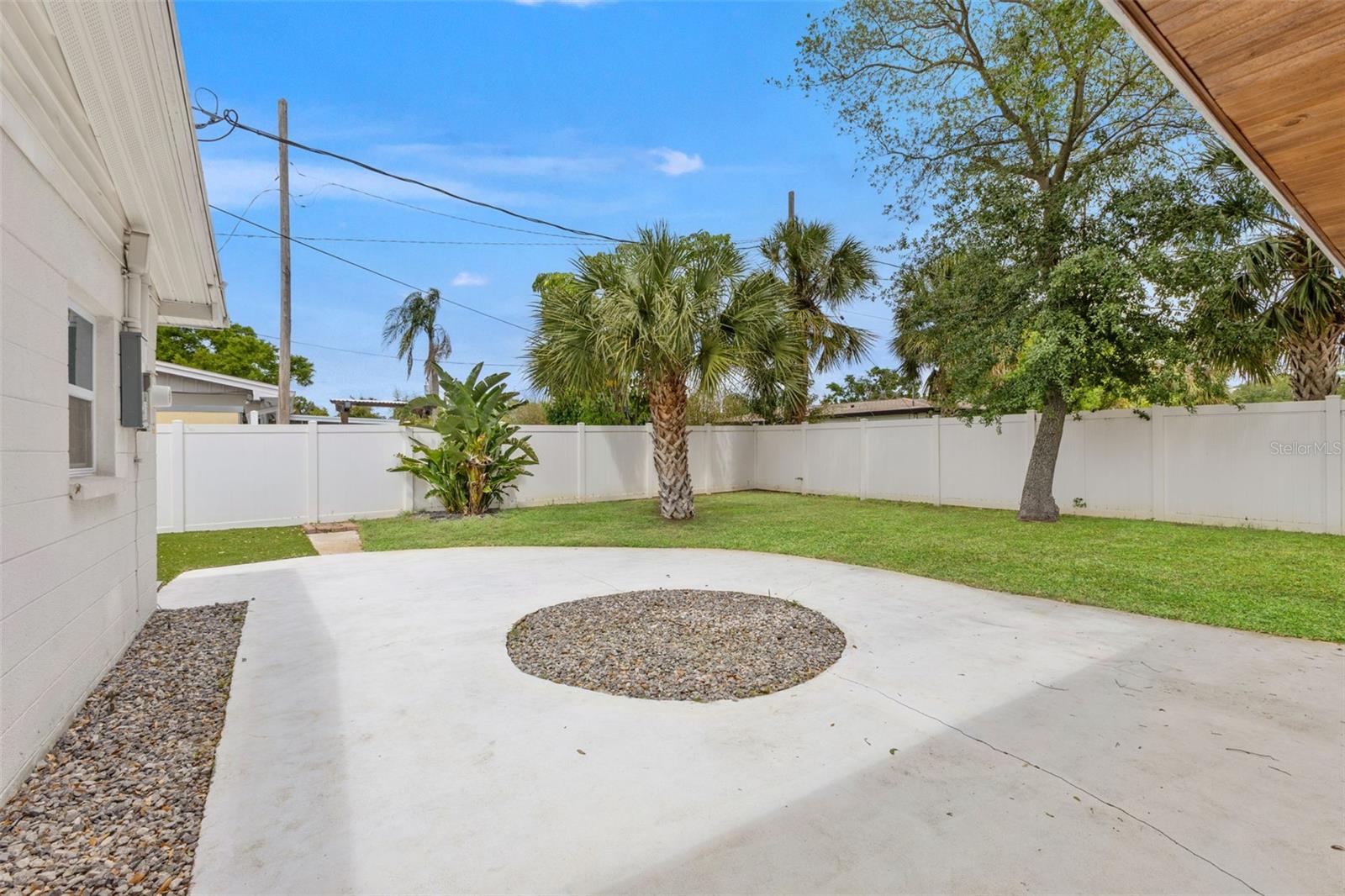 potential fire pit area