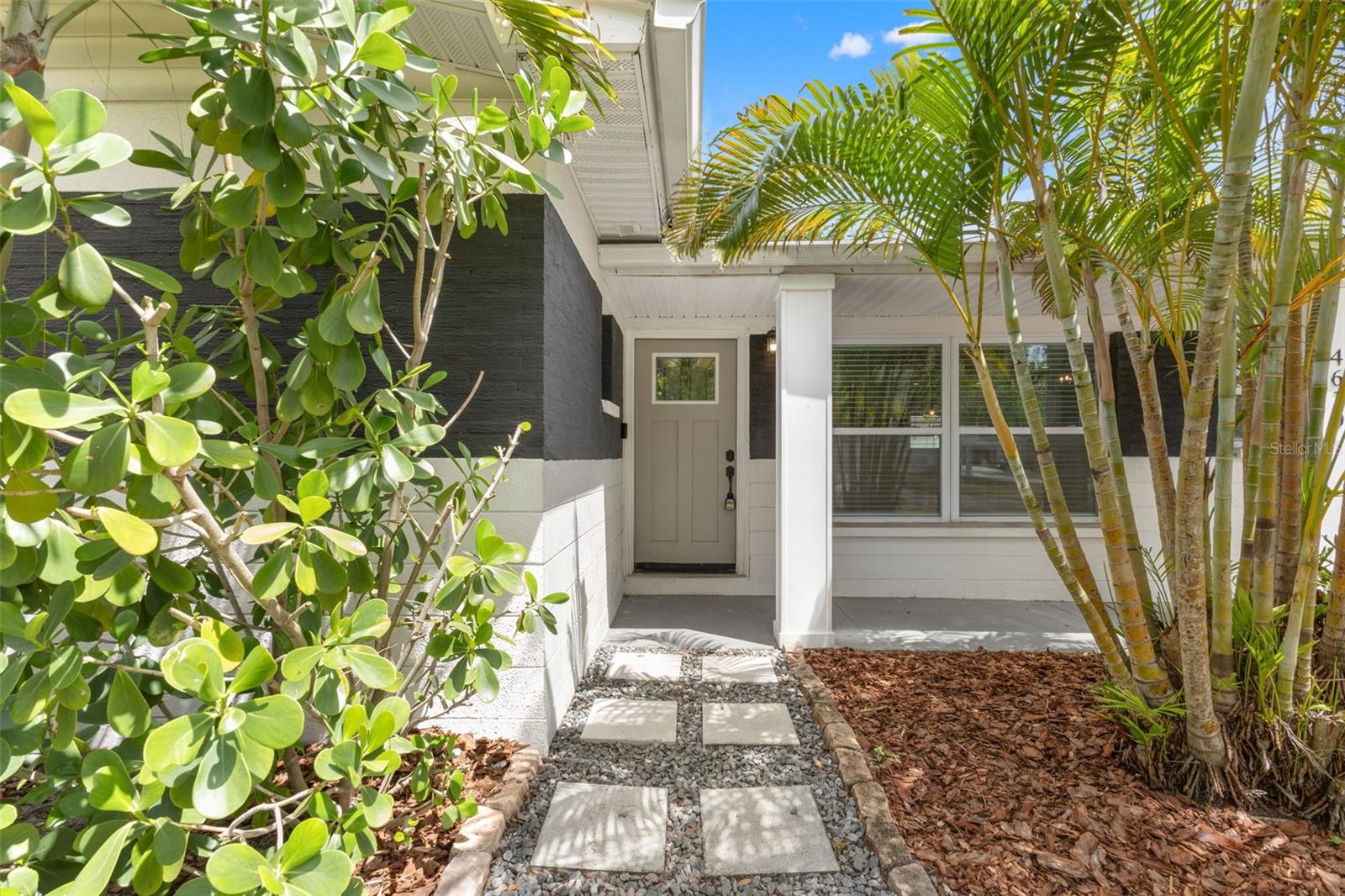 entry way and front porch