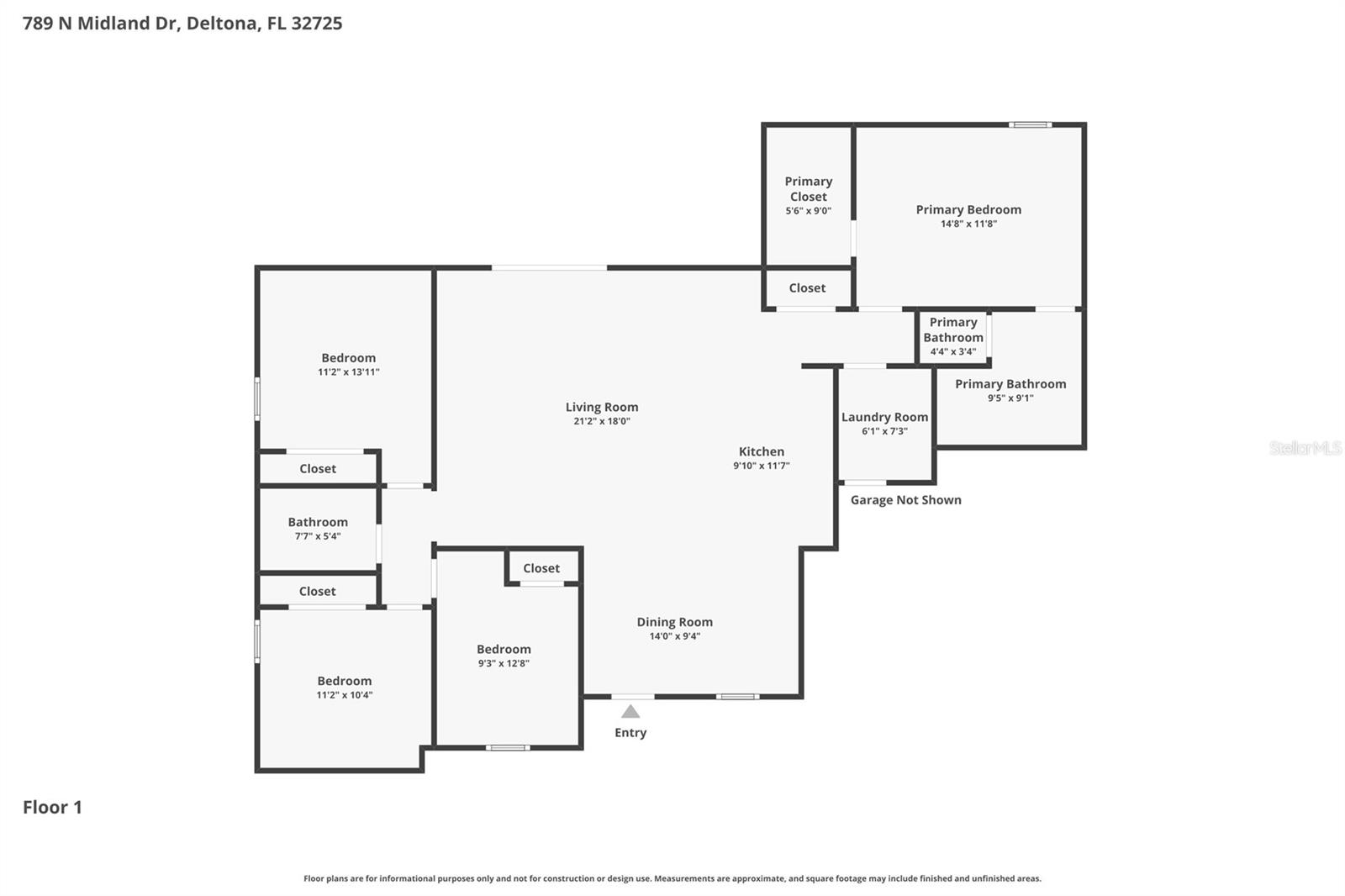 789 N MIDLAND DR, DELTONA, FL, 32725
