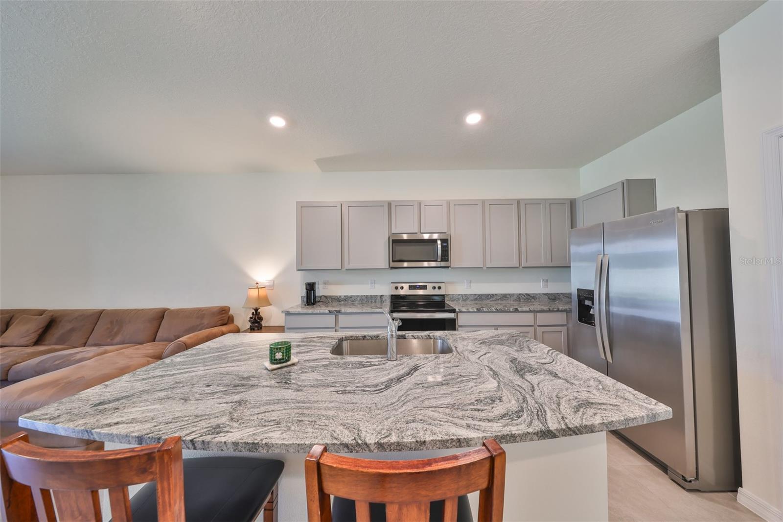 Large Island in Kitchen