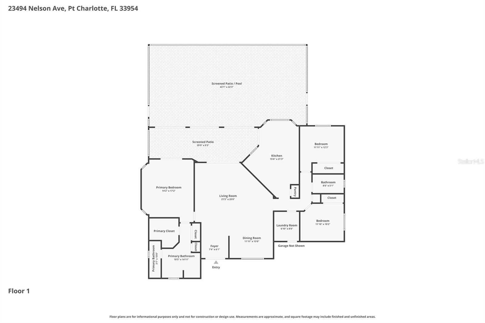 23494 NELSON AVE, PORT CHARLOTTE, FL, 33954