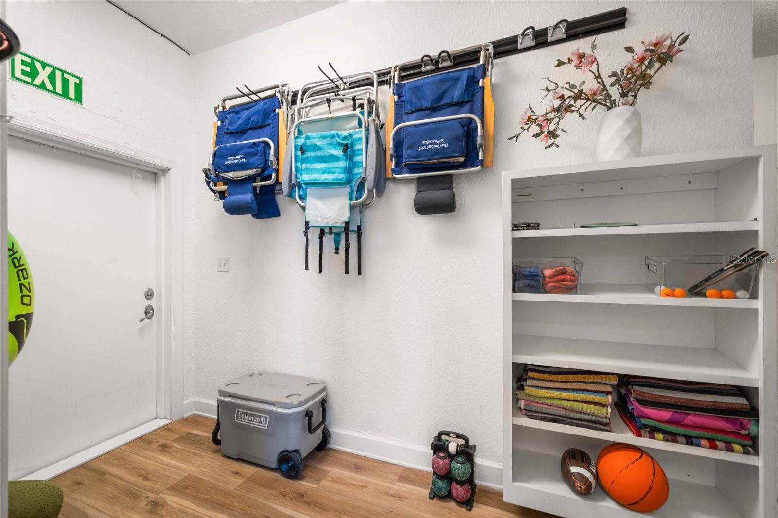 Abundant storage.