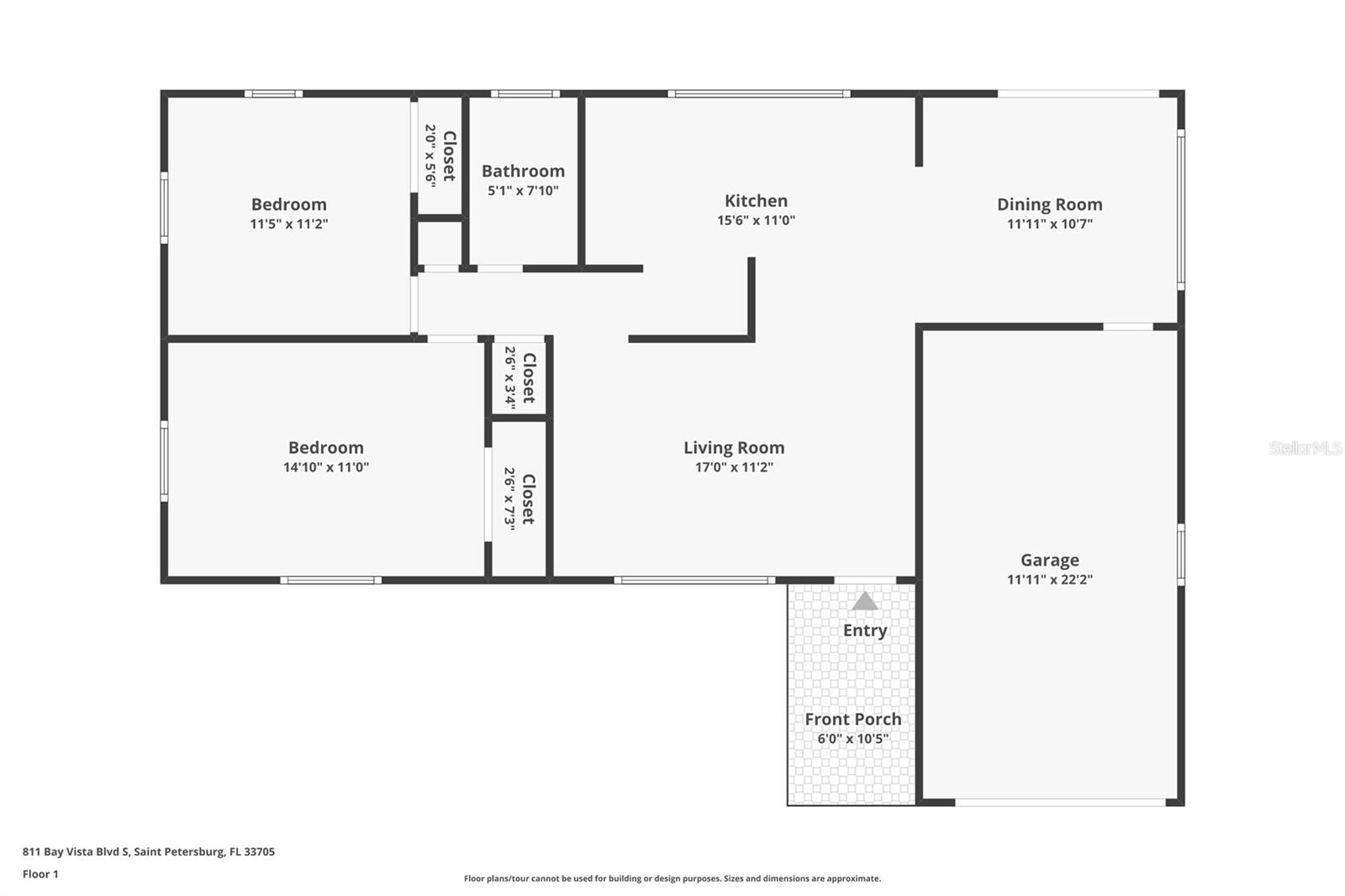 811 BAY VISTA BLVD S, ST PETERSBURG, FL, 33705