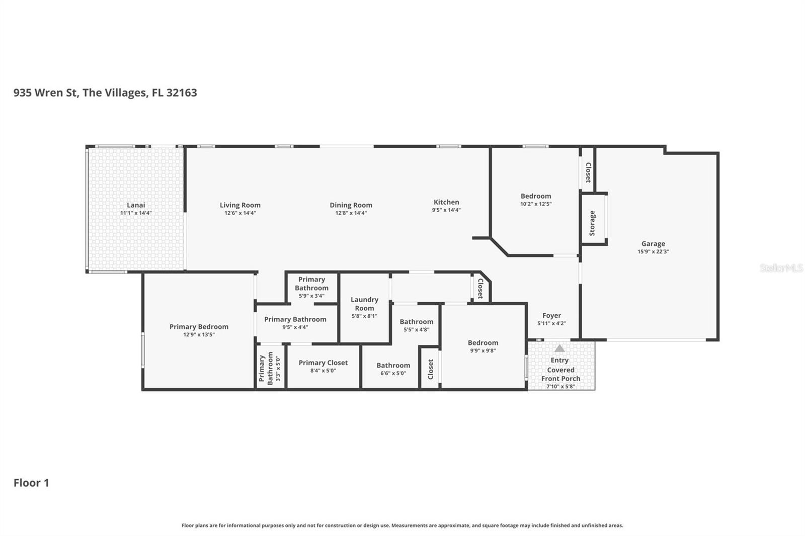 935 WREN ST, THE VILLAGES, FL, 32163