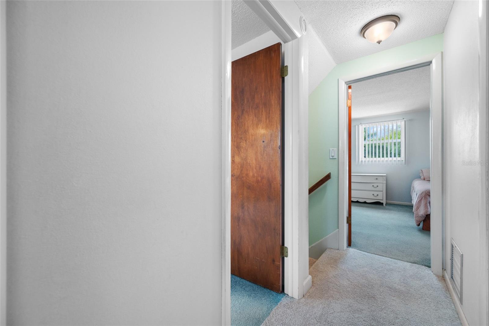 Top of the stairs 2nd floor