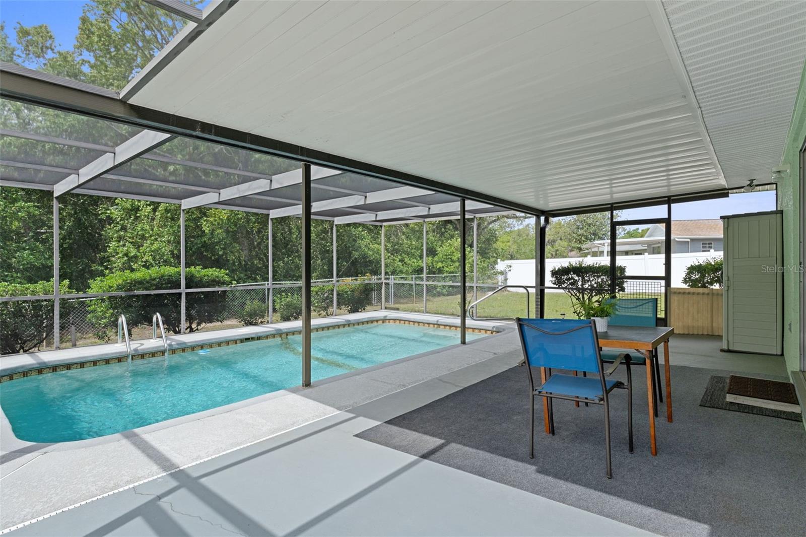 Pool & Covered Porch Staged
