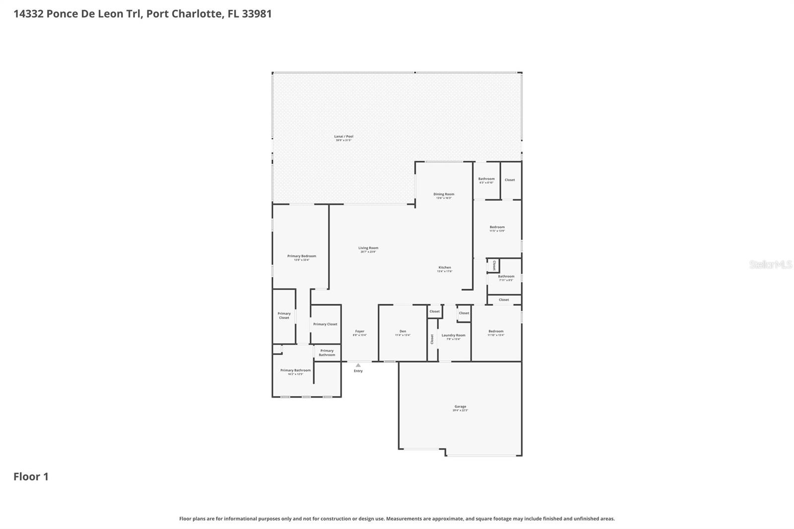 14332 PONCE DE LEON TRL, PORT CHARLOTTE, FL, 33981