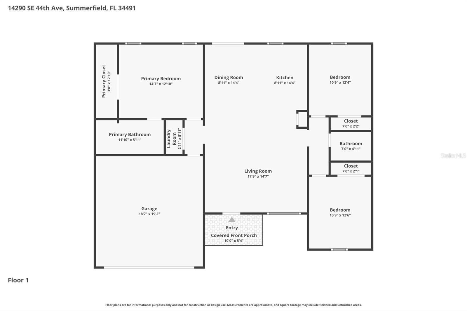 14290 SE 44TH AVE, SUMMERFIELD, FL, 34491