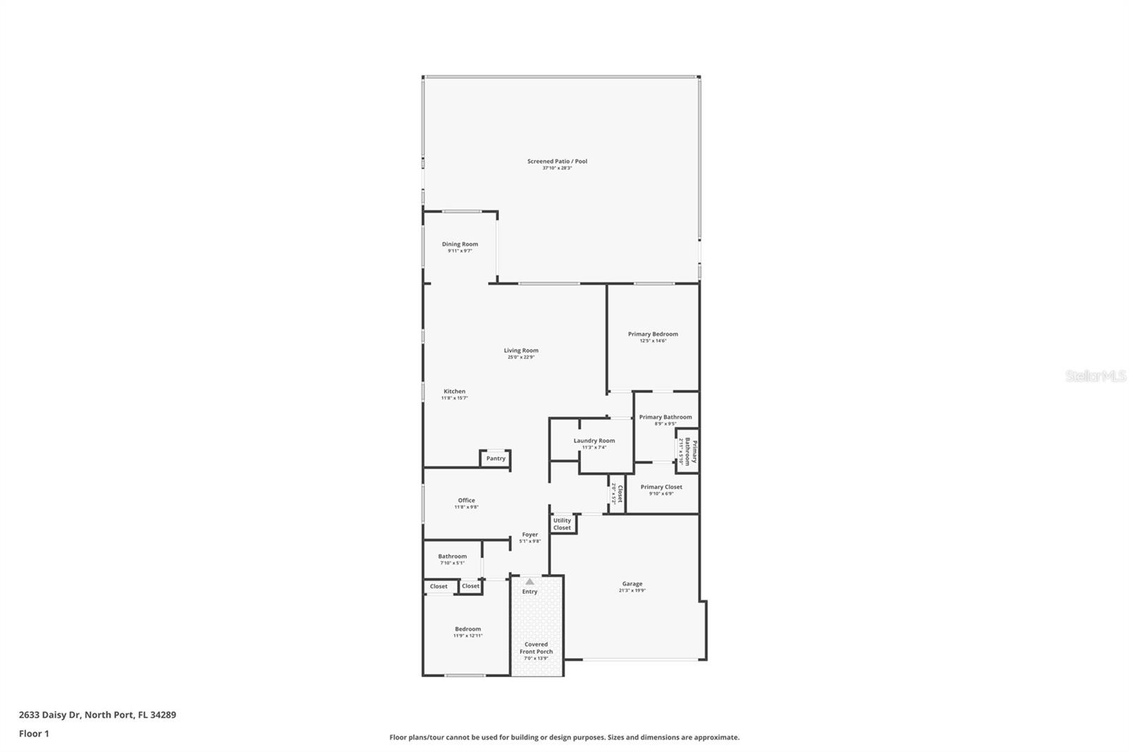 2633 DAISY DR, NORTH PORT, FL, 34289