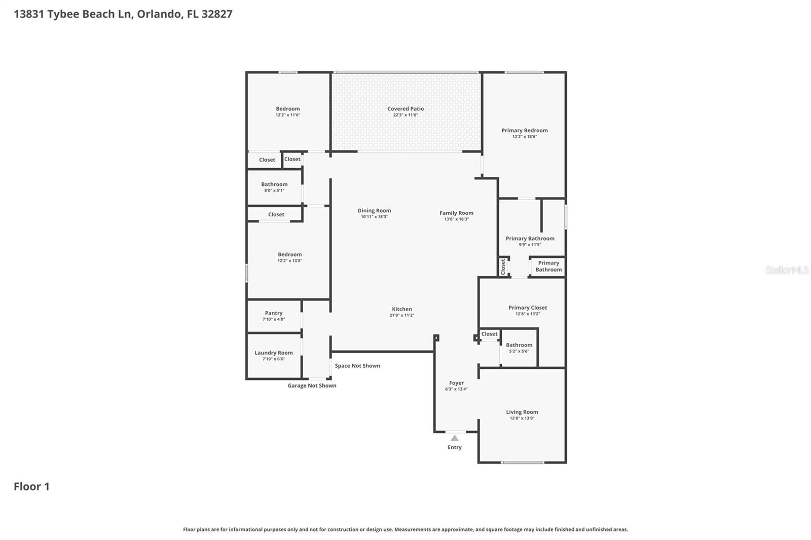 13831 TYBEE BEACH LN, ORLANDO, FL, 32827