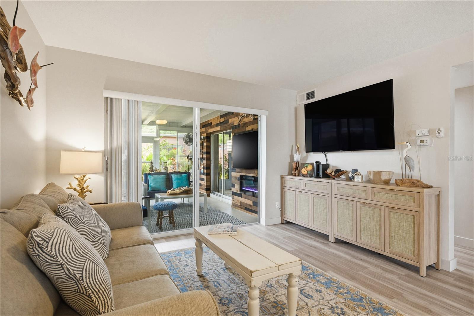 View of the Florida Room from the livingroom!