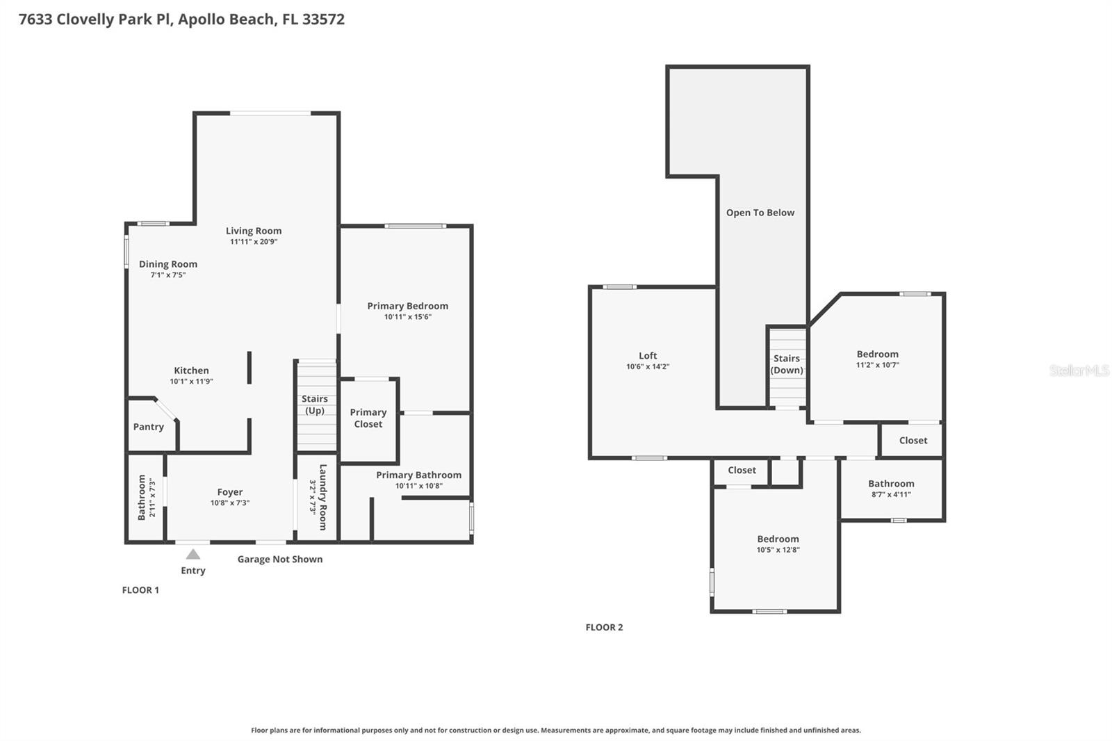 7633 CLOVELLY PARK PL, APOLLO BEACH, FL, 33572