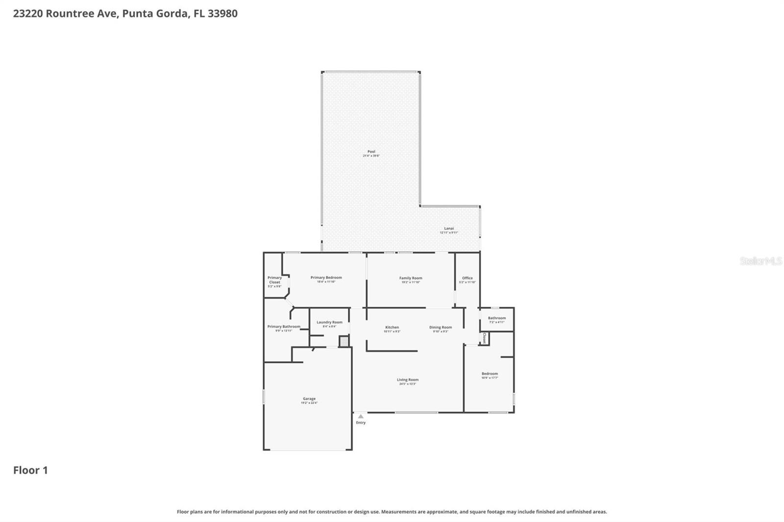 23220 ROUNTREE AVE, PORT CHARLOTTE, FL, 33980