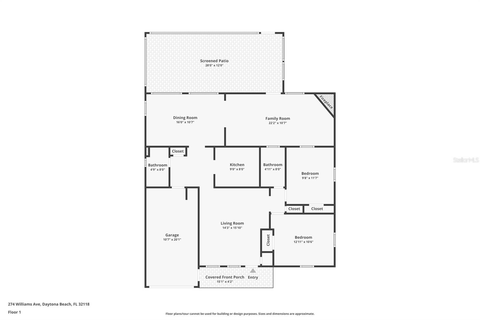 274 WILLIAMS AVE, DAYTONA BEACH, FL, 32118