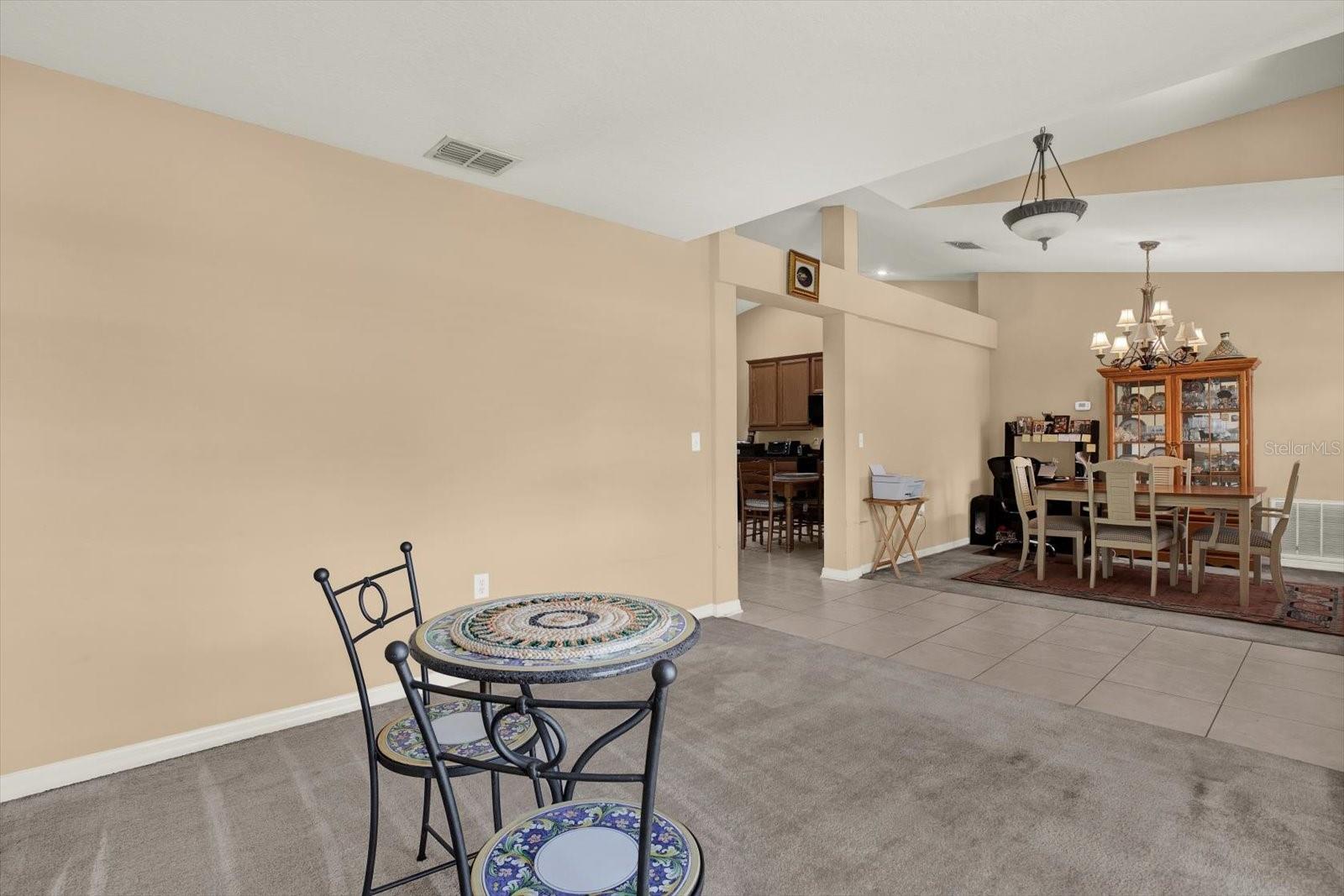 Front Sitting Area across from Dining Area