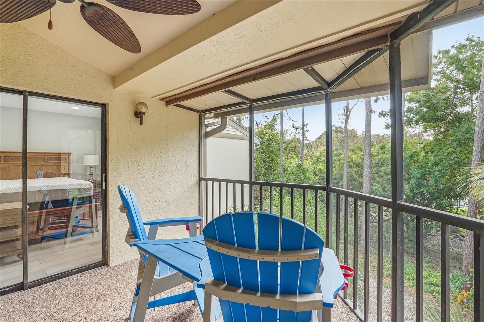 Patio off Livingroom and Bedroom 1