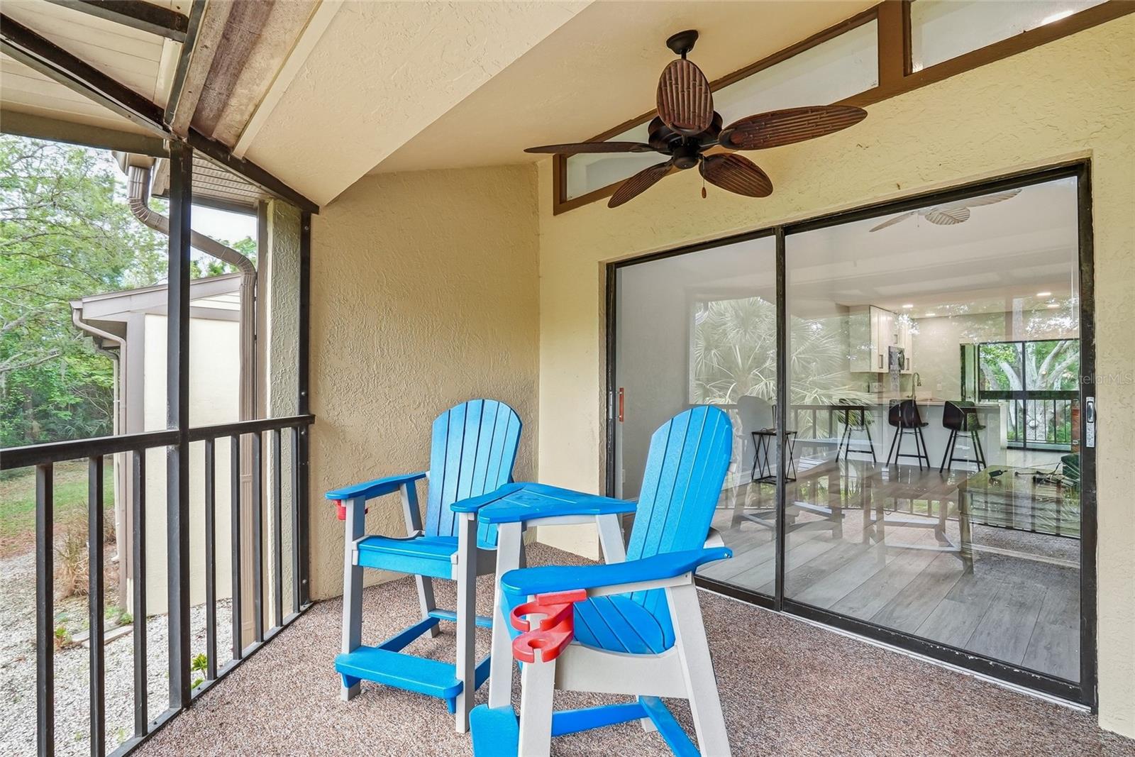 Patio off Livingroom and Bedroom 1