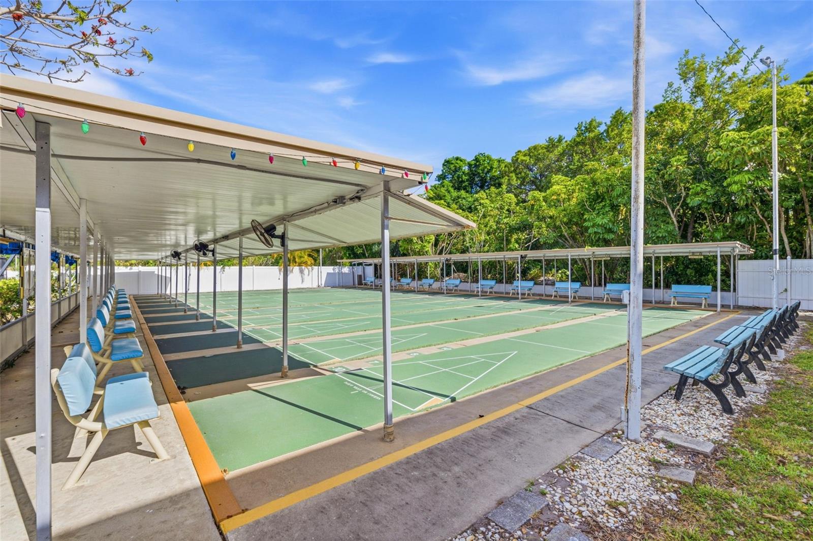 Shuffle board courts at Five Towns