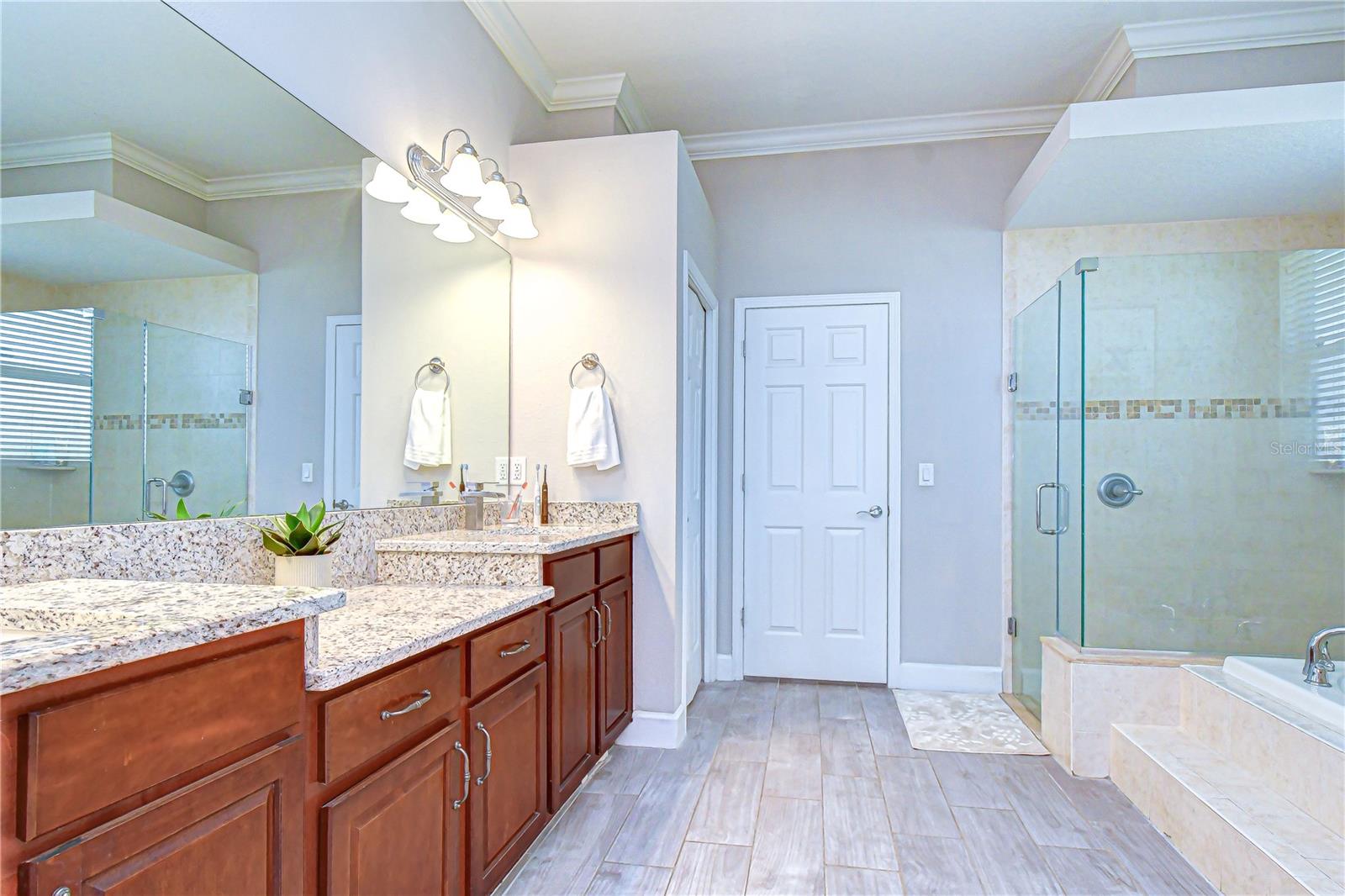 Luxurious en-suite bath.