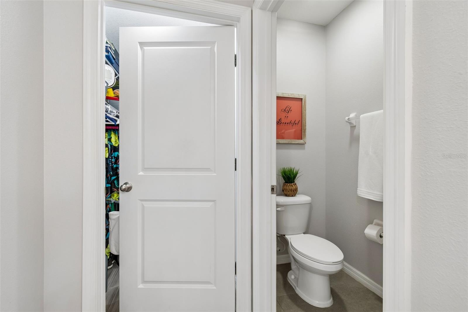 Walk in Closet and Water Closet