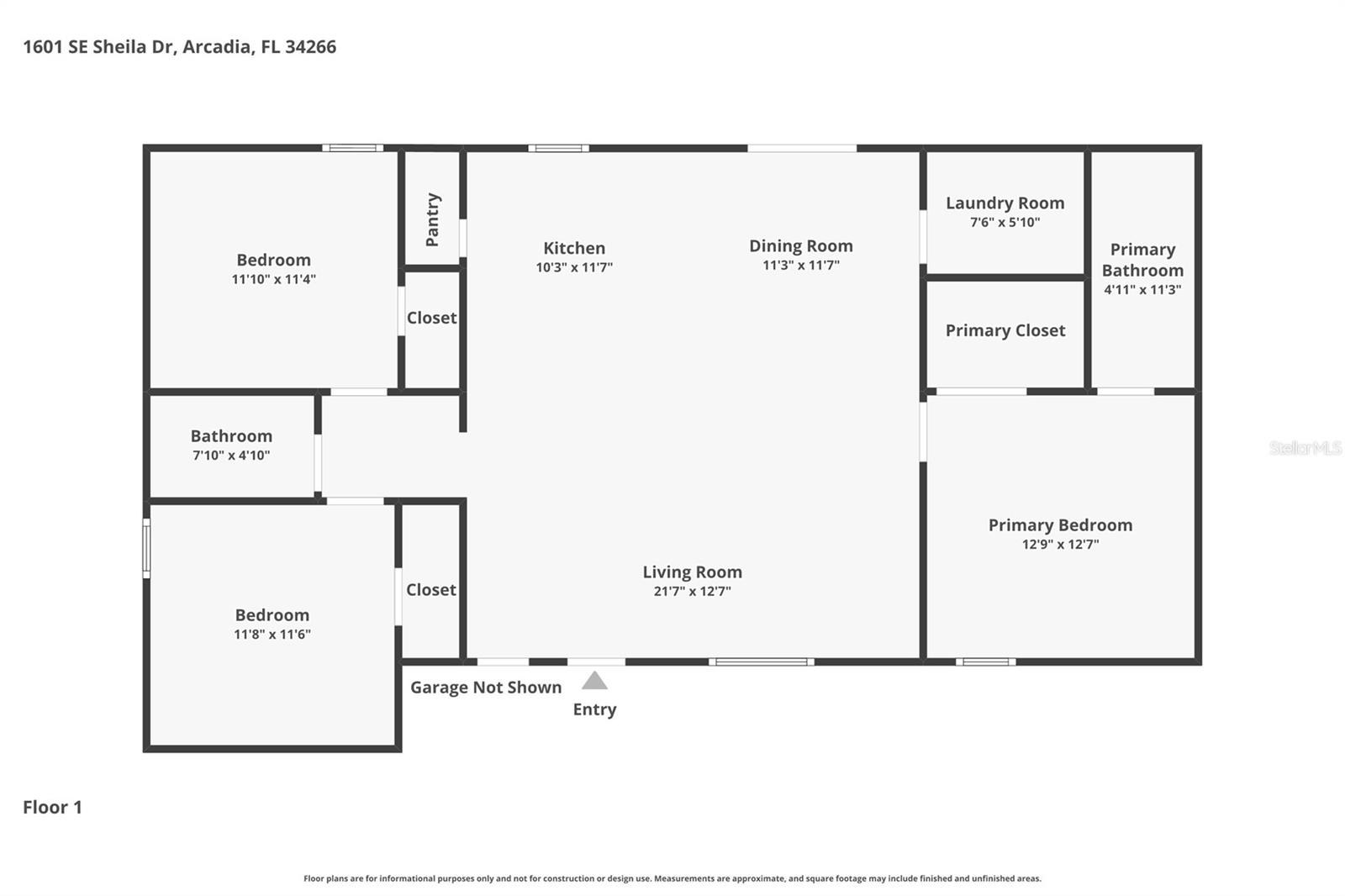 1601 SE SHEILA DR, ARCADIA, FL, 34266