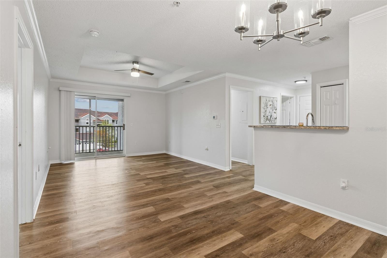 Dining Room toward Living Room - Primary Bedroom
