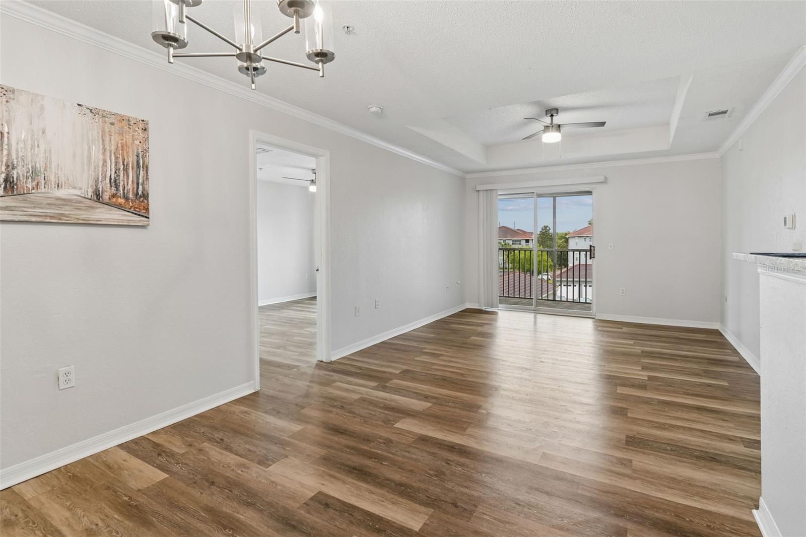 Kitchen toward - Second Bedroom- Living Room