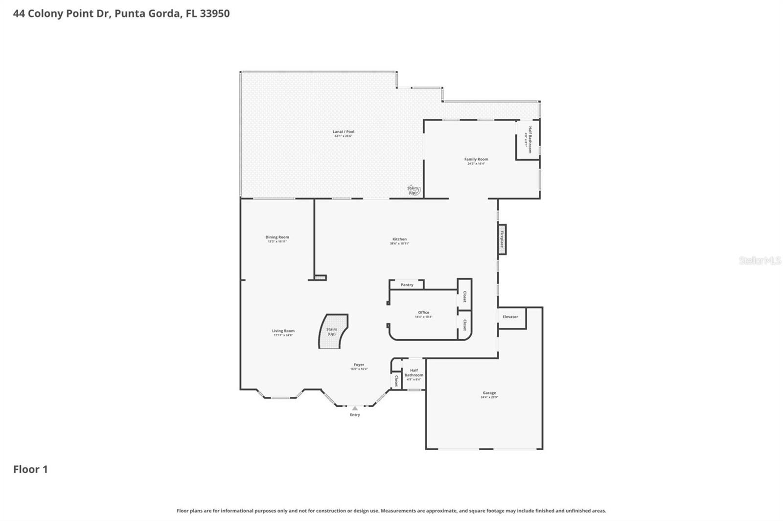 44 COLONY POINT DR, PUNTA GORDA, FL, 33950