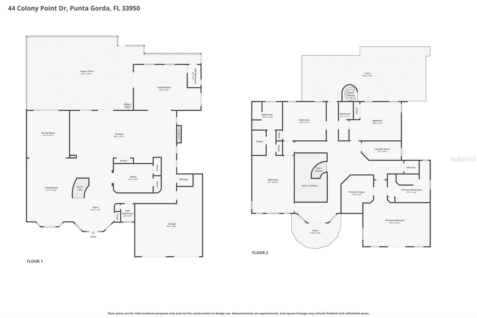 44 COLONY POINT DR, PUNTA GORDA, FL, 33950
