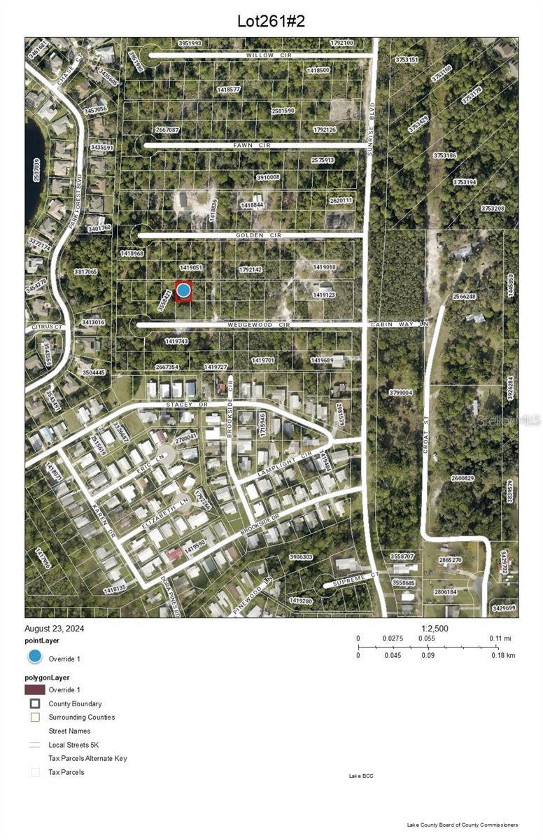 LOT 261 BROOKSIDE CIR, MOUNT DORA, FL, 32757