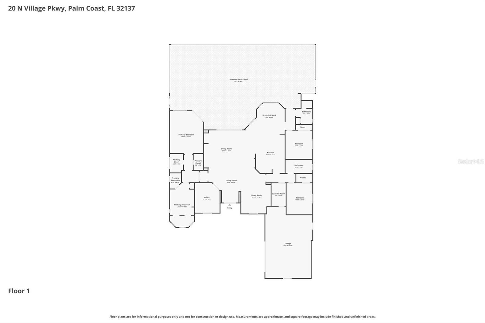 20 N VILLAGE PKWY, PALM COAST, FL, 32137