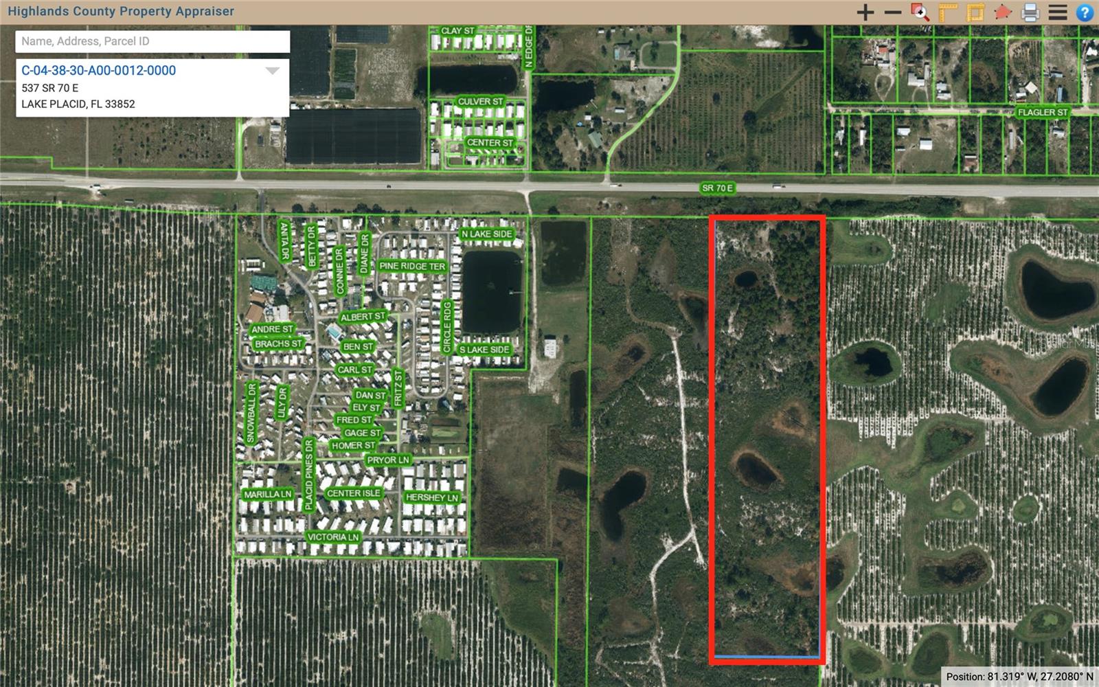 537 STATE RD 70 E, LAKE PLACID, FL, 33852