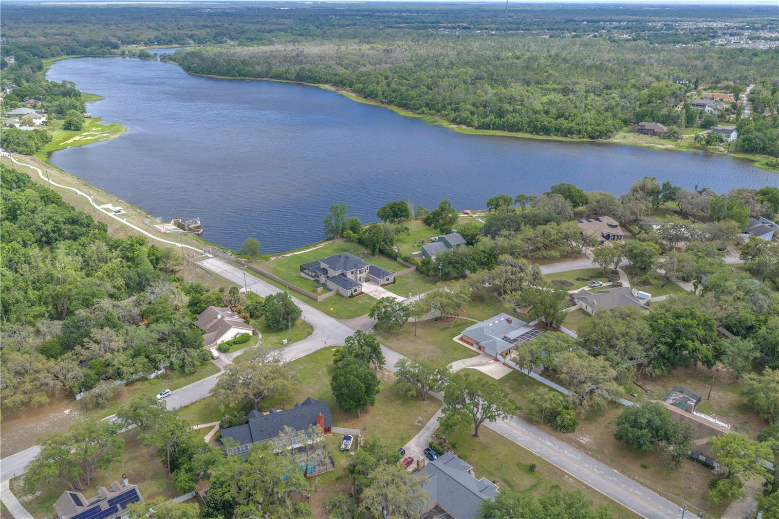 Just a short walk to the water