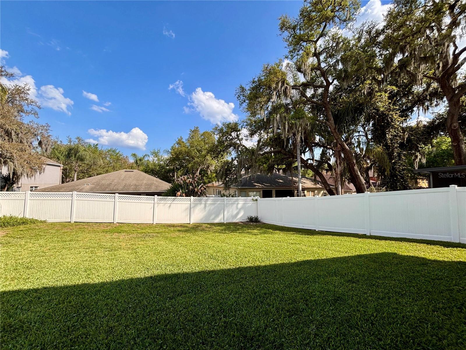 Fully Fenced Backyard
