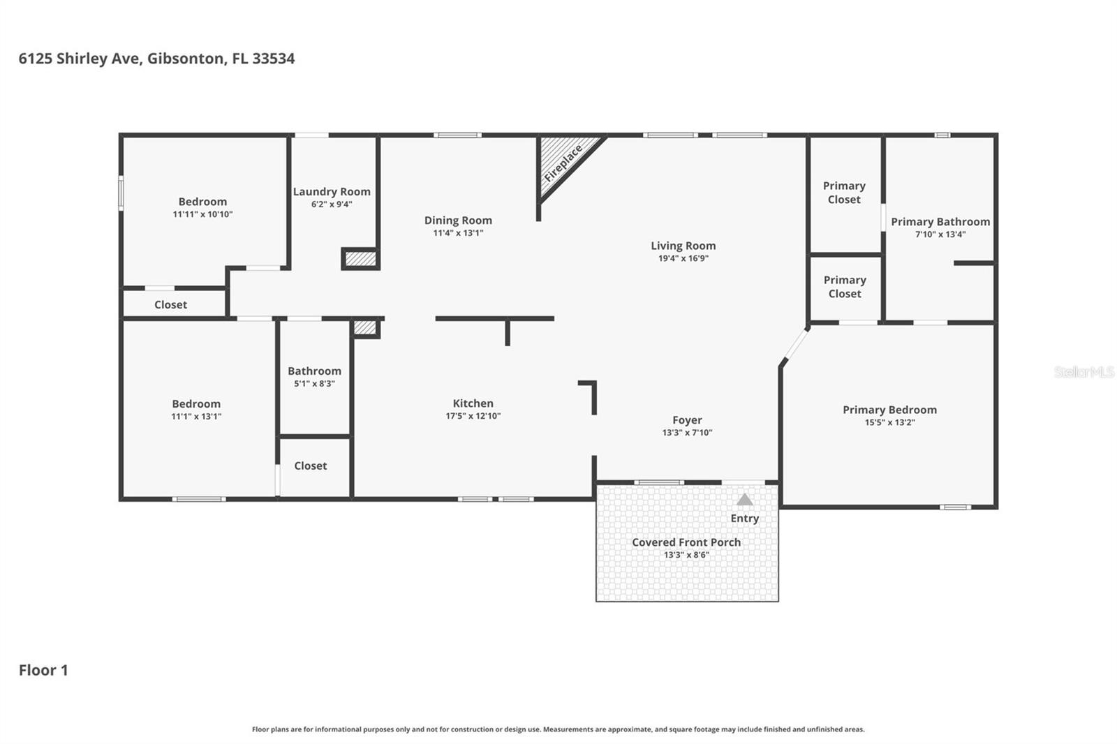 6125 SHIRLEY AVE, GIBSONTON, FL, 33534