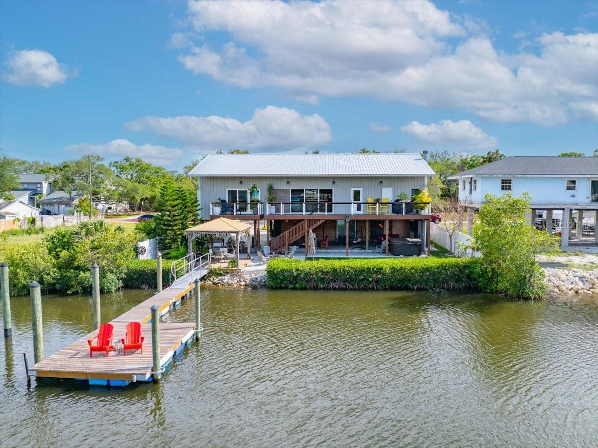 Stunning open water views from the property.