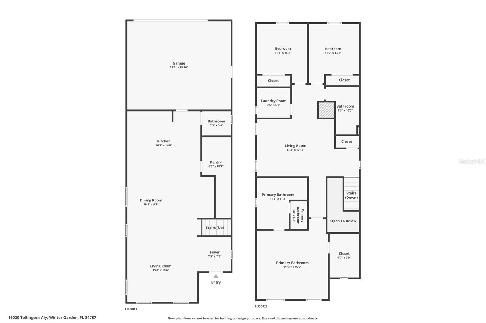 16029 TOLLINGTON ALY, WINTER GARDEN, FL, 34787