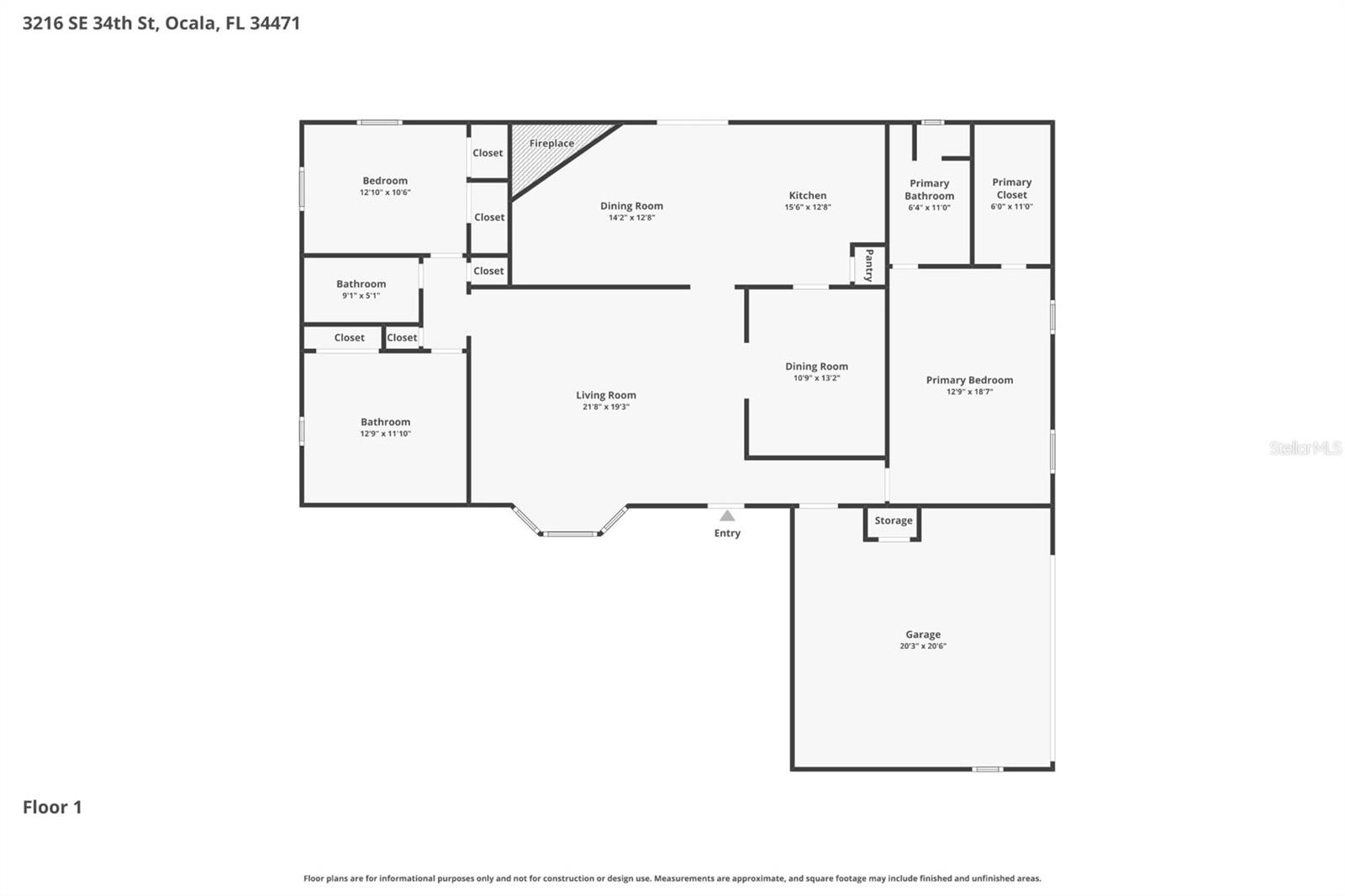 3216 SE 34TH ST, OCALA, FL, 34471