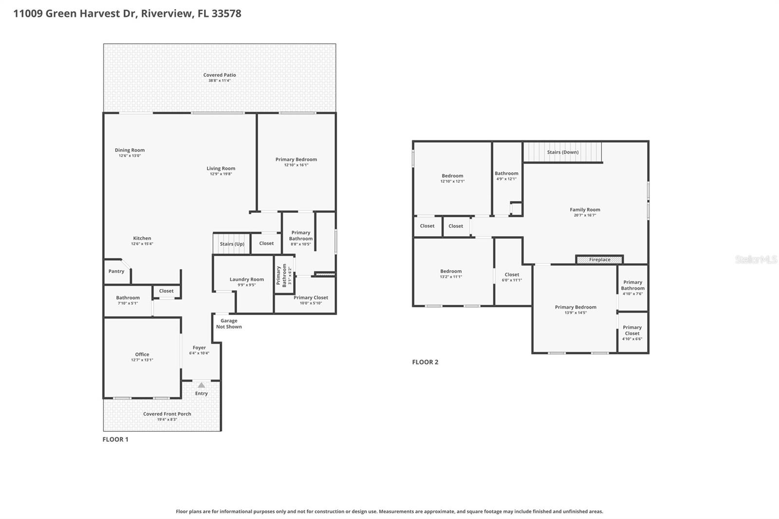 11009 GREEN HARVEST DR, RIVERVIEW, FL, 33578