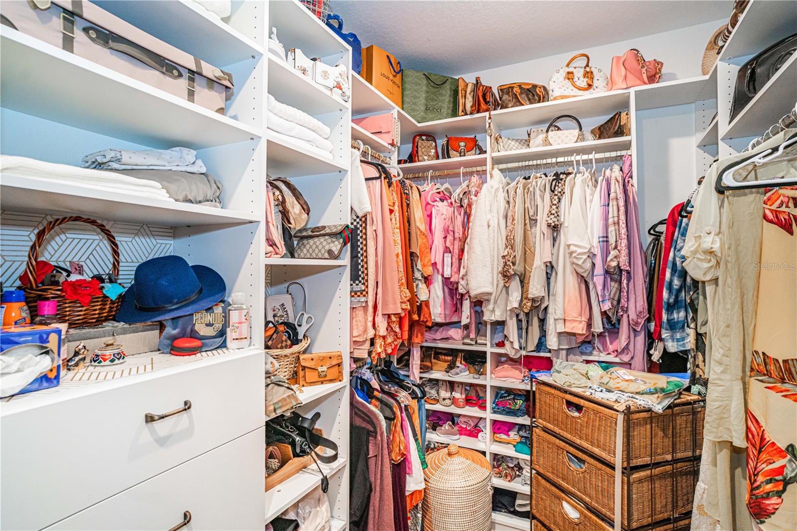 primary bedroom walk in closet