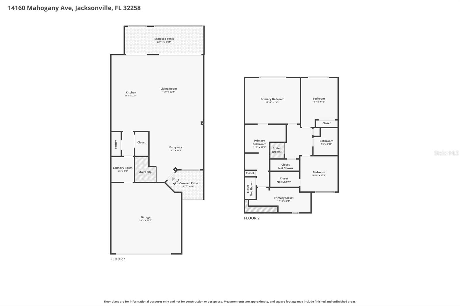 14160 MAHOGANY AVE, JACKSONVILLE, FL, 32258