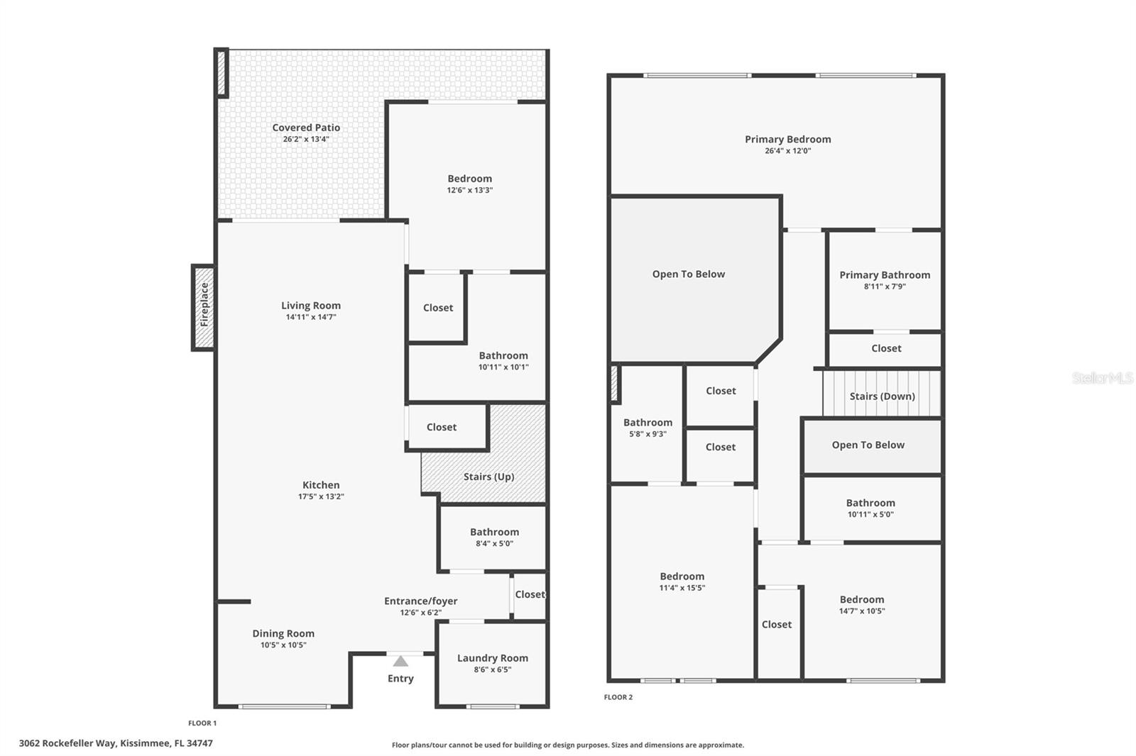 3062 ROCKEFELLER WAY, KISSIMMEE, FL, 34747