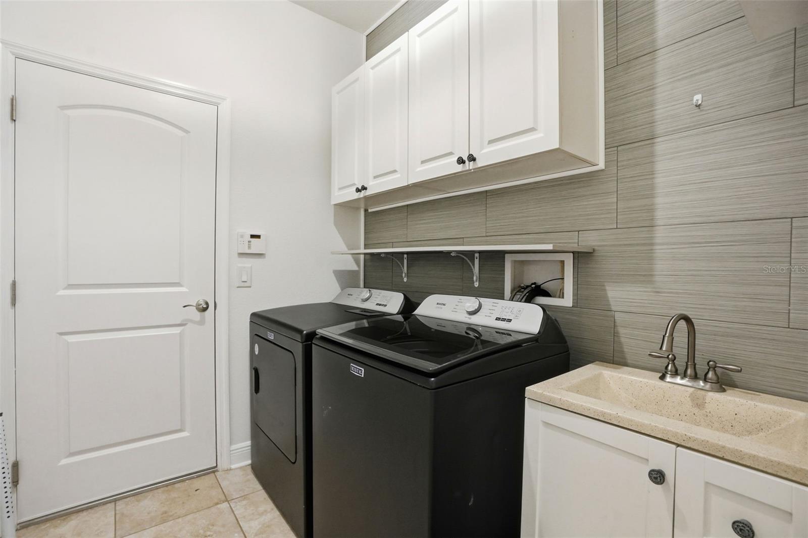 laundry leading to garage