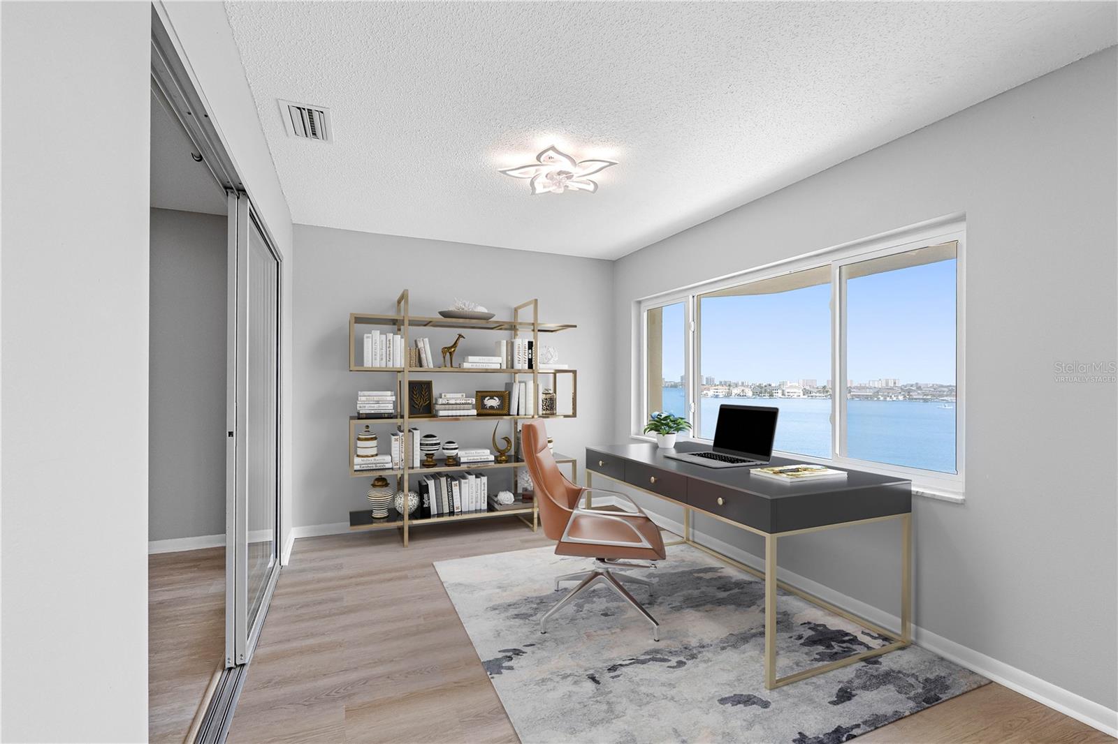 Den/Office Virtually Staged